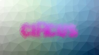 Sirk çözme tekno tesselleme döngüsü canlandırma üçgenleri