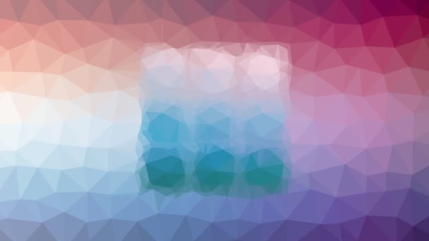 Μικρογραφίες Που Διαλύουν Σύγχρονα Τρίγωνα Ελάσεως Tessellation — Αρχείο Βίντεο