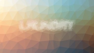 Çamaşır solgunluğu tesselleştirilmiş döngü canlandırmalı üçgenler