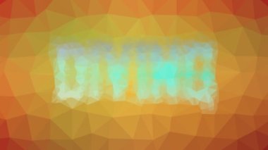 Dalmak garip tesselleme döngüsü animasyon çokgenler