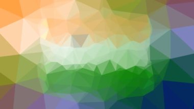 Hindistan Bayrağı ISO: İlginç bir tessellasyon, titreşimli çokgenler