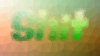 Shit appearing interesting tessellated looping pulsing triangles