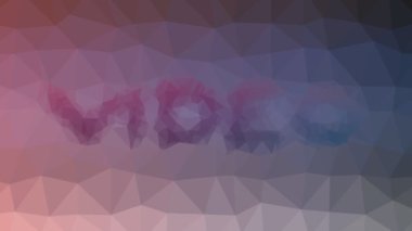 Görünüşte tekno tesselleme döngüsü titreşim çokgenleri