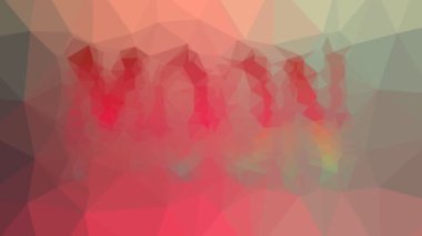 Ay soluklaşır garip tessellasyon döngüsü animasyon üçgenleri