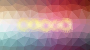 Siyah ortaya çıkıyor. Tesselleştirilmiş döngüler. Titreşimli üçgenler.