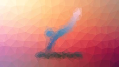 Dalmak garip tesselleme döngüsü animasyon çokgenler