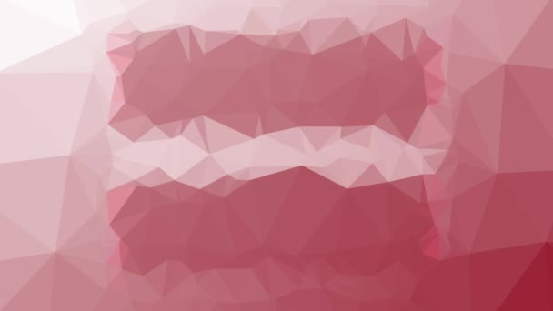 Lettland Flagga Iso Bleknar Modern Tessellation Looping Pulserande Polygoner — Stockvideo