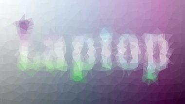 Dizüstü bilgisayar, modern tesselleme döngüsü animasyon üçgenleri