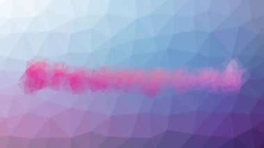 Steampunk soldu tekno tesselleştirilmiş döngü animasyon üçgenleri