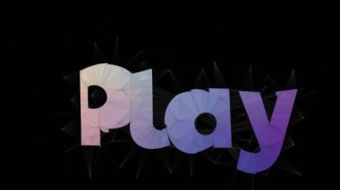 Metin Değiştirme Tesselleştirilmiş Döngü Üçgenleri Metni Şeklini Oynat