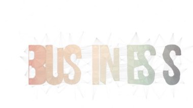 Ticari Etkinlik Metni Tesselleştirilmiş Döngüleme Çokgenleri Metni Morph