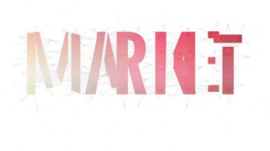 Piyasa Trend Metni Büküm Tessellasyon Döngüsü Üçgenler Metni Morph