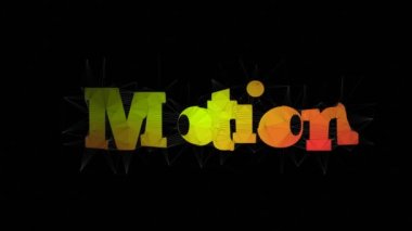 Hareket Bulanık Metni Tesselleme Döngüsü Metni Morph