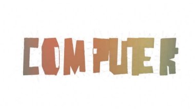 Bilgisayar Bilimadamı Metni Tesselleştirilmiş Döngüleme Çokgenleri Metni Morph