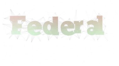 Federal Mahkeme Metni Tesselleme Dönüşümlü Çokgen Metni Morph