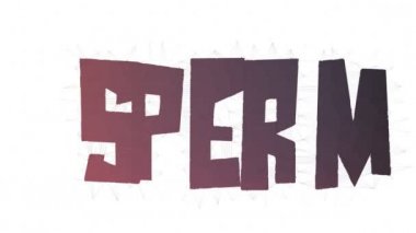 Sperm Bankası Metin Dönüşümlü Tesselleme Döngü Üçgenleri Metni Morph