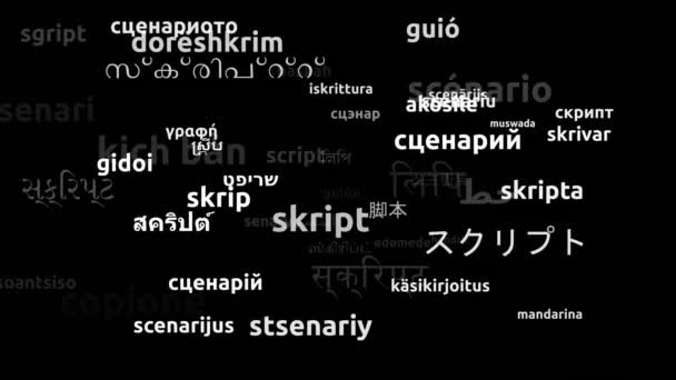 Endless Looping Zooming Wordcloud Mask — 비디오