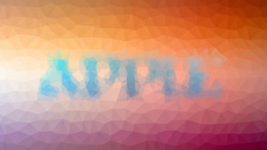 Elma garip tesselleme döngüsü animasyon çokgenleri