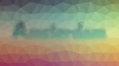 Amsterdam sönük garip tesselleştirilmiş döngü titreşimli üçgenler