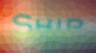 Gemi ortaya çıkıyor. Tesseling döngüsü. Titreşimli çokgenler.