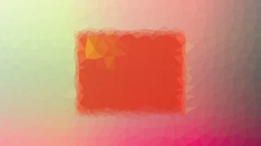 China Flag ISO: CN modern tesselleştirilmiş döngü animasyon çokgenleri eritiyor