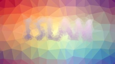 İslam teknolojik tesselleştirme döngüsü hareket eden çokgenler