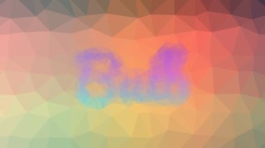 Ampul tekno tesselleme döngüsü titreşim üçgenleri