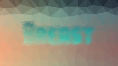 Göğüs görünümü tekno tesselleme döngüsü hareket eden üçgenler