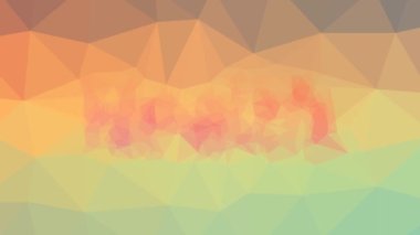 Sağlık çözülmesi garip tesselleme döngüsü hareket eden çokgenler