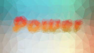 Teknolojik görünüm tesselleştirilmiş döngü titreşimli üçgenler.