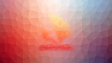 Rüzgar sörfü soluklaşması teknolojik tesselleme döngüsü hareket eden üçgenler