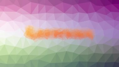 Bahçıvanlık modern tesselleştirme döngüsü hareket eden üçgenler