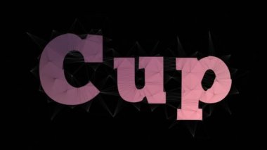 Cup Son Metin Dönüşümü Tessellasyon Döngüsü Çokgen Metni