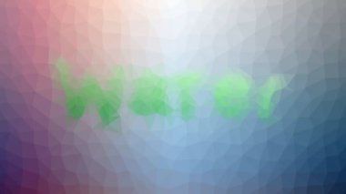 Tekno-tesselleştirilmiş su, canlandırılmış çokgenler.