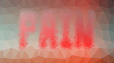 Acı ilginç tesselleme döngüsü hareket eden üçgenler