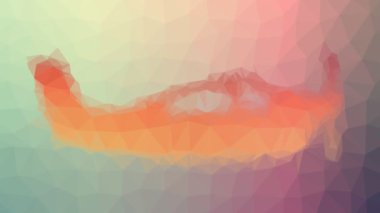 düzlem soluklaşır garip tesselleme döngüsü animasyon üçgenleri