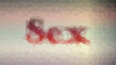 Tekno tessellasyon ortaya çıkan seks, hareket eden üçgenler.