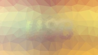 USB solgunluğu ilginç tesselleme döngüsü canlandırılmış çokgenler