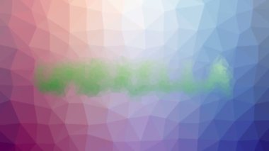 Şemsiye çözme tekno tesselleştirme döngüsü canlandırma üçgenleri