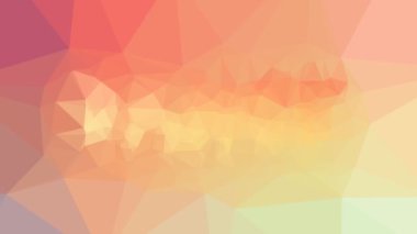 Dans sönük teknolojik tesselleme döngüsü canlandırılmış çokgenler