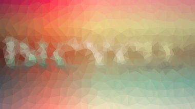 Bisiklet çözünen tekno tesselleştirilmiş döngü animasyon üçgenleri