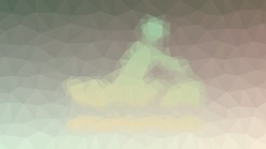 Kayık çözünüyor tekno tesselleştirilmiş döngü darbeli üçgenler.