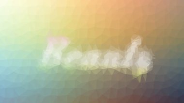 Güzellik solan tekno tessellasyon titreşimli çokgenler