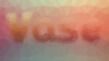 Vazo görünen modern tesselleştirilmiş döngüler canlandırılmış üçgenler