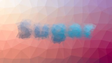 Şeker görünen tekno tessellasyon döngüsü titreşim üçgenleri