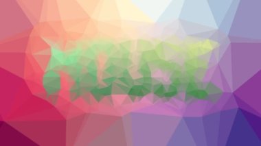 Fare teknolojik tesselasyon çözünürlüğü hareket eden üçgenler