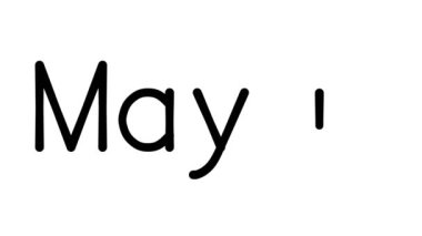 Maya el yazısı Metin Canlandırması Çeşitli Sans-Serif Yazı Tipleri ve Ağırlıkları