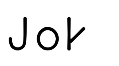 Çeşitli Sans-Serif Yazı Tipleri ve Ağırlıkları ile El Yazması Metin Canlandırması