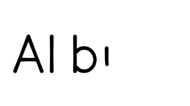 Çeşitli Sans-Serif Yazı Tipleri ve Ağırlıkları ile Albüm El Yazısı Metni Canlandırması