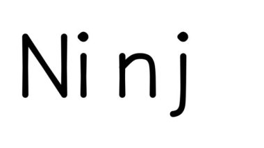 Çeşitli Sans-Serif Yazı Tipleri ve Ağırlıkları ile Ninja El Yazısı Metni Animasyonu